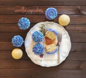 easy eggless vanilla cake and cupcakes