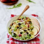 Skinny quinoa waldorf salad (vegan )( gluten-free)