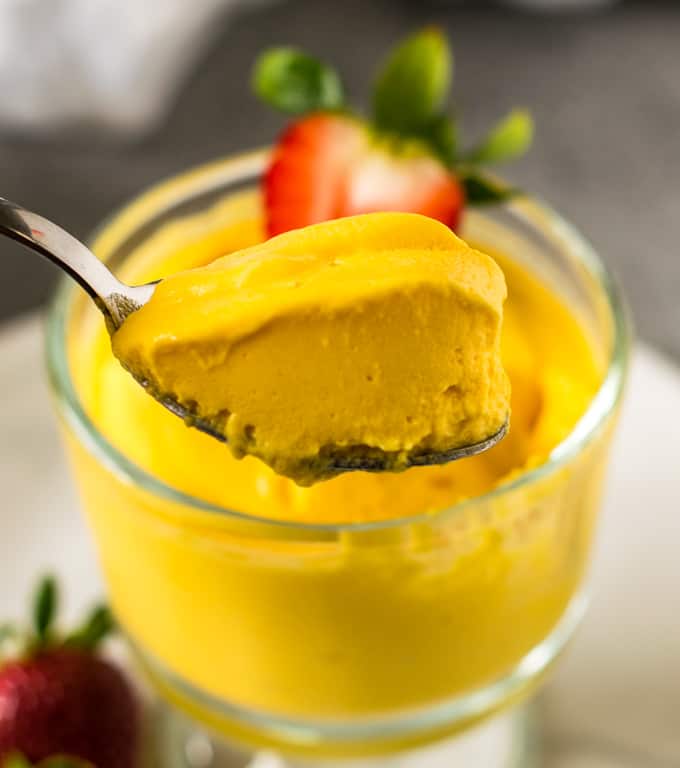 Eggless Mango Mousse Cake Video Recipe - Nitha Kitchen