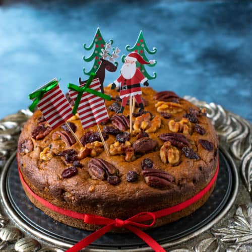 Christmas Fruit Cake made in Microwave