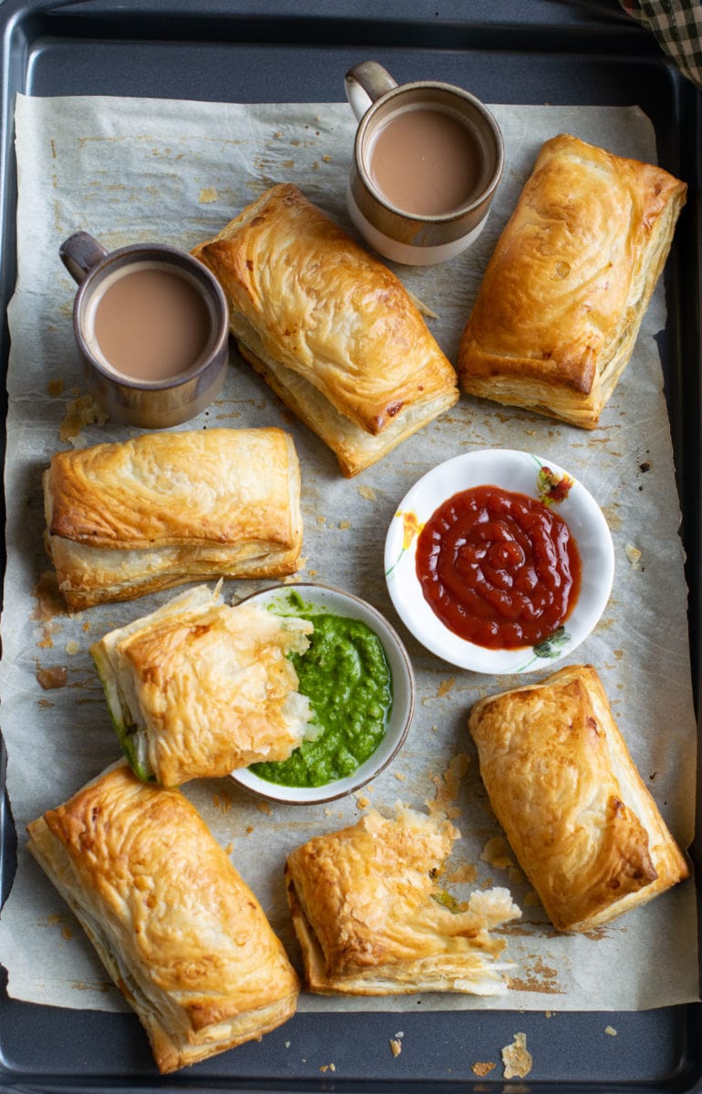 Veg Puff - Indian Bakery-Style Recipe - Carve Your Craving