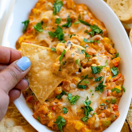 Cheese Masala Corn Dip - Carve Your Craving